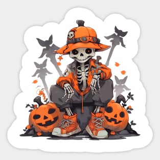 Spooktacular Halloween Party Sticker